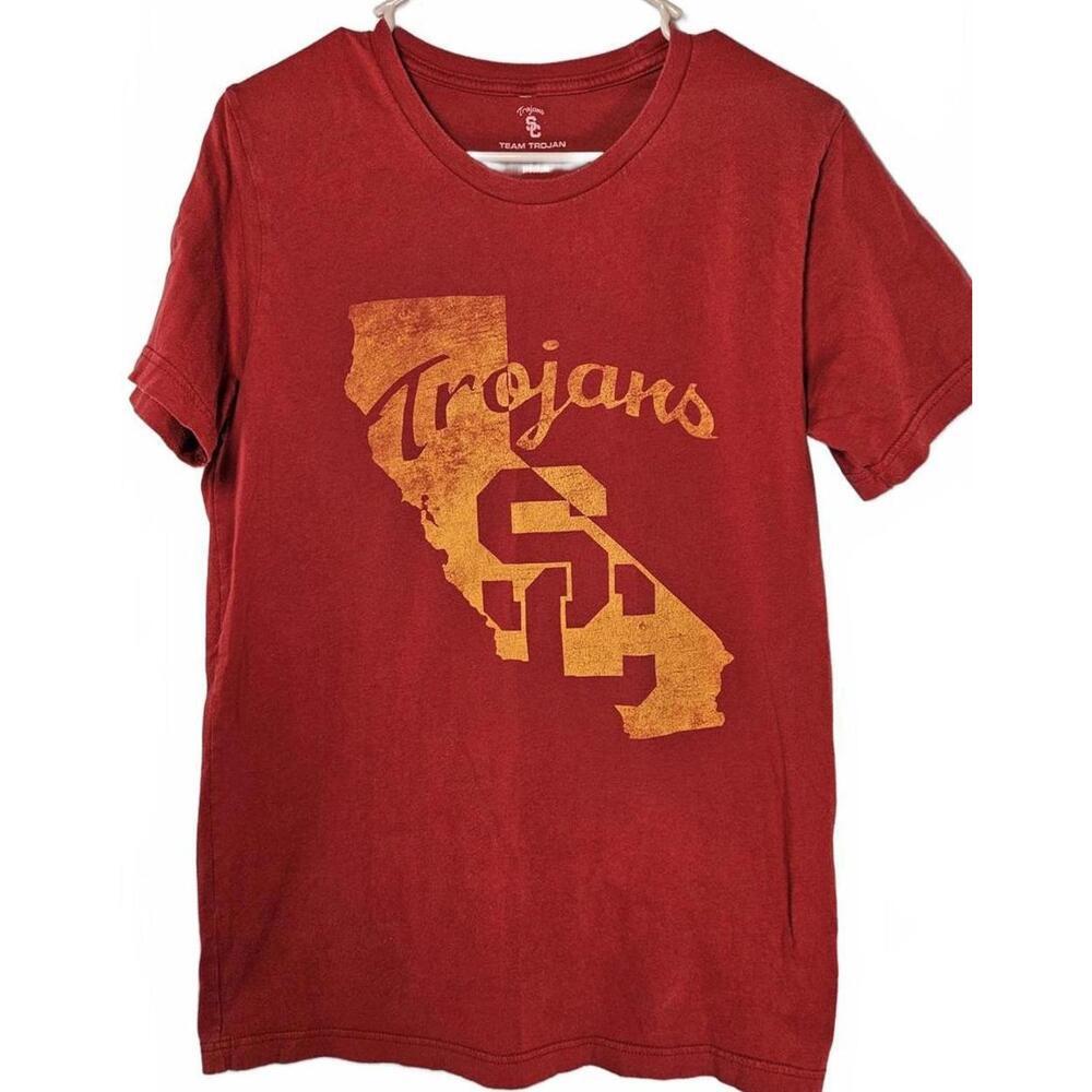 USC‎ Trojans Red T-Shirt - Team Trojan Unisex Size Medium